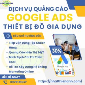 Dịch Vụ Quảng Cáo Google Ads Thiết Bị Đồ Gia Dụng