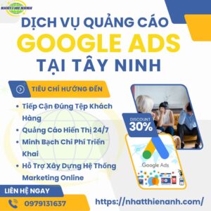 Dịch Vụ Quảng Cáo Google Ads tại Tây Ninh