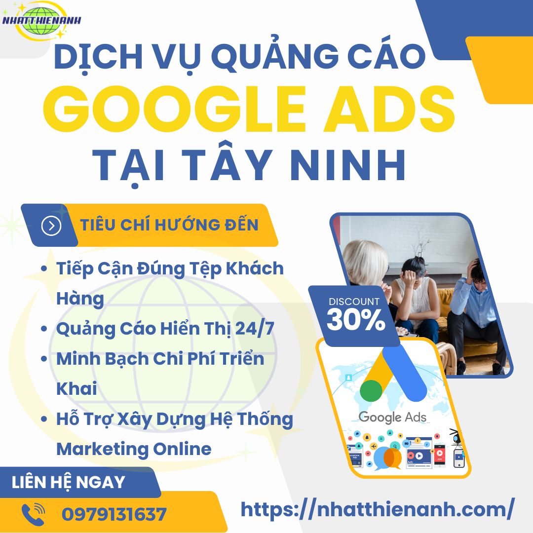 Dịch Vụ Quảng Cáo Google Ads tại Tây Ninh